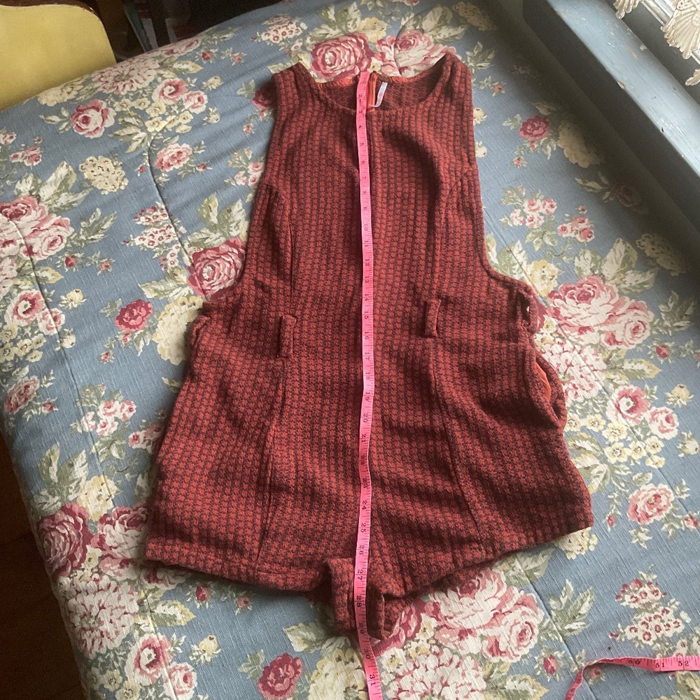 Free People Mod Mini Romper size 10 - Picture 6 of 9